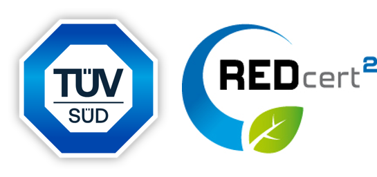 TÜV Süd + REDcert Logos
